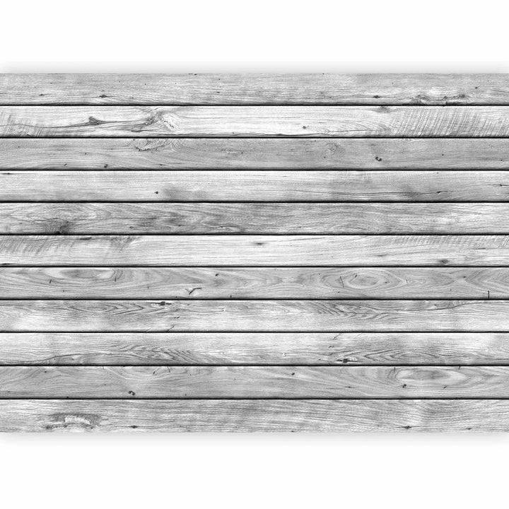 Flizelīna fototapetes ar koka rakstu gaiši pelēkos toņos - 71738 G-ART