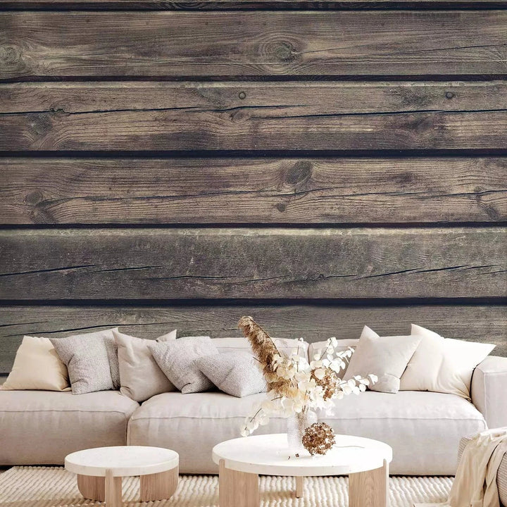 Fototapetes ar koka tekstūru gaiši brūnā krāsā - Lauku stils - pirkt G-ART