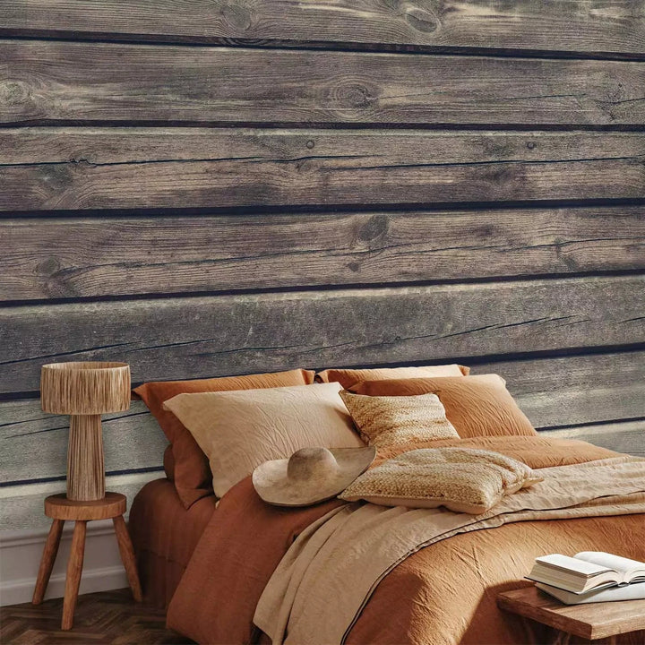 Fototapetes ar koka tekstūru gaiši brūnā krāsā - Lauku stils - pirkt G-ART