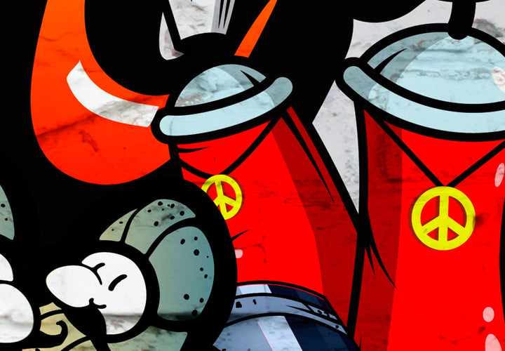 Fototapetes jauniešu istabai ar krāsainiem grafiti, 61930 G-ART