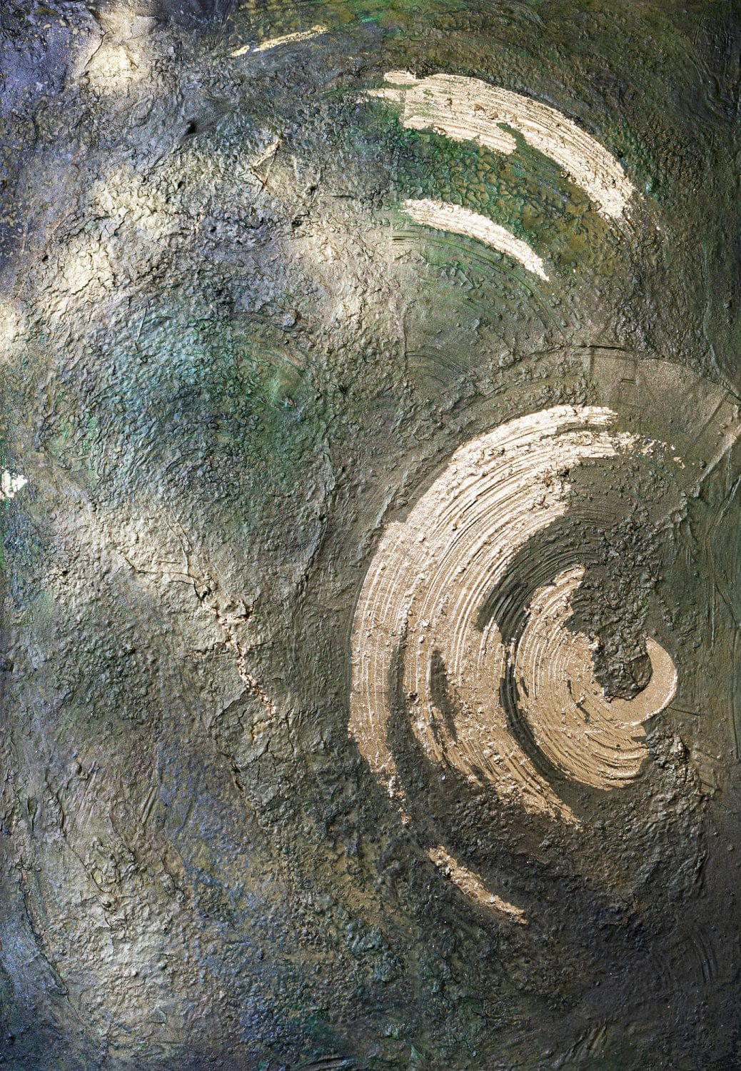 Fototapetes ar māksliniecisku dizainu - Eleganta izsmalcinātība, zaļā D-ART