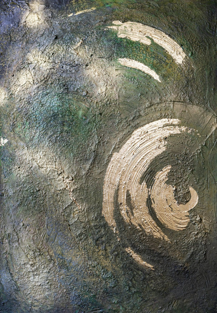 Fototapetes ar māksliniecisku dizainu - Eleganta izsmalcinātība, zaļā D-ART