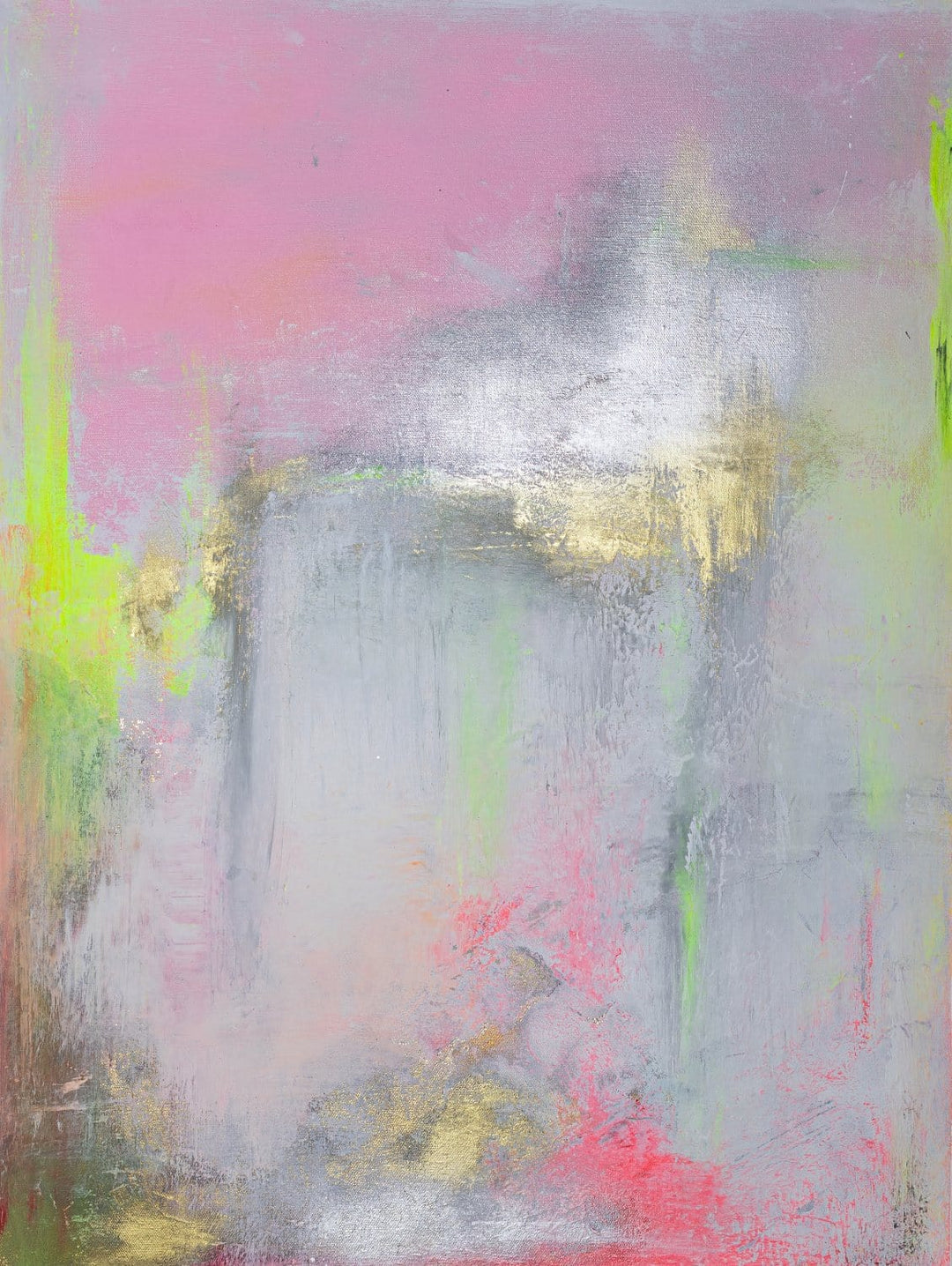 Ekskluzīvas fototapetes pelēkā un rozā - Virpuļojoša abstrakcija D-ART