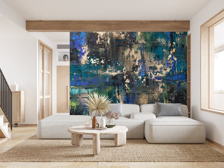 Ekskluzīvas fototapetes "Petitto Art"  - Zaļās krāsas impulss D-ART