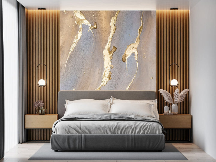 Ekskluzīvas fototapetes "Petitto Art" - Zelta marmors D-ART