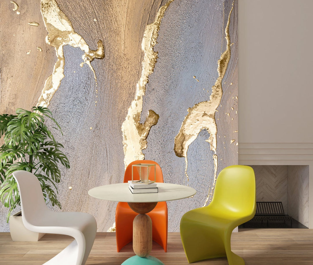 Ekskluzīvas fototapetes "Petitto Art" - Zelta marmors D-ART