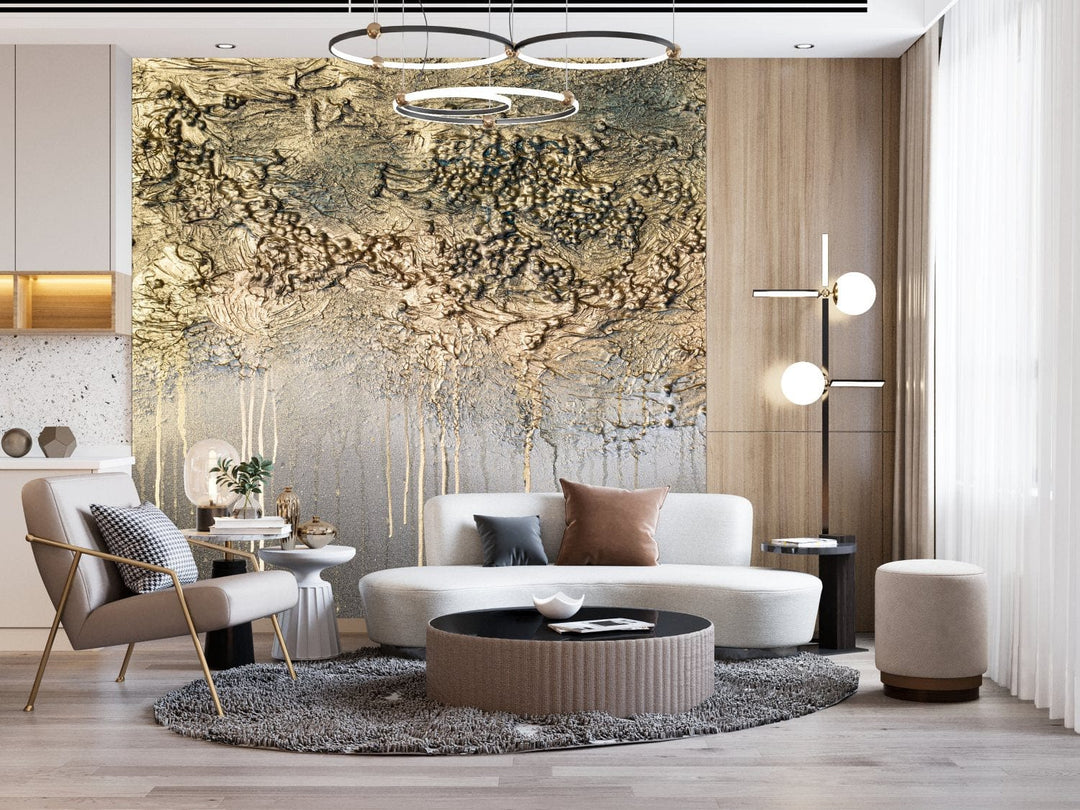 Fototapetes ar ekskluzīvu dizainu "Petitto Art" - Zelta mežs D-ART