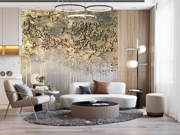 Fototapetes ar ekskluzīvu dizainu "Petitto Art" - Zelta mežs D-ART