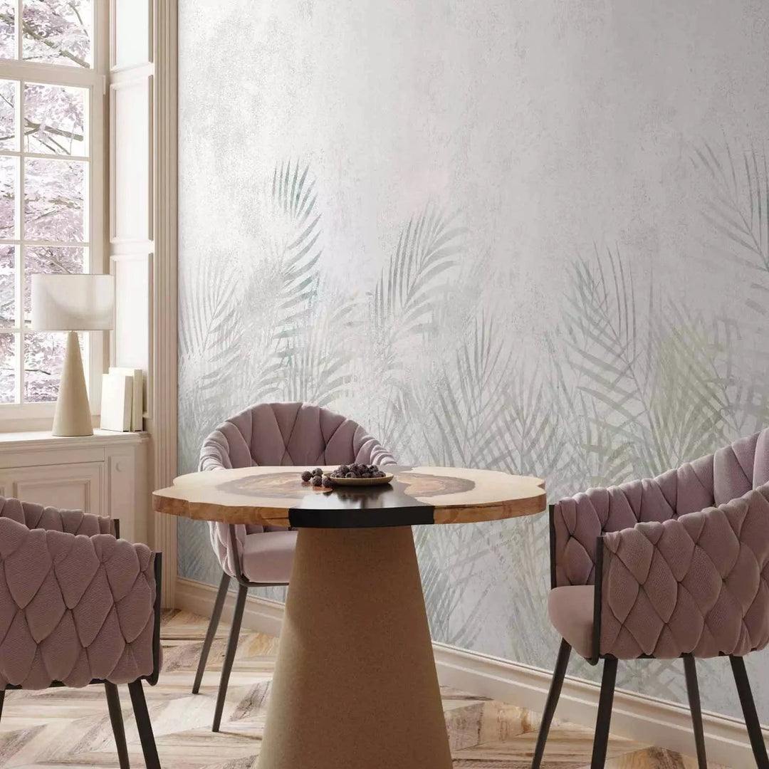 Fototapetes ar papardes lapām - Vasaras sapnis - 143744 G-ART