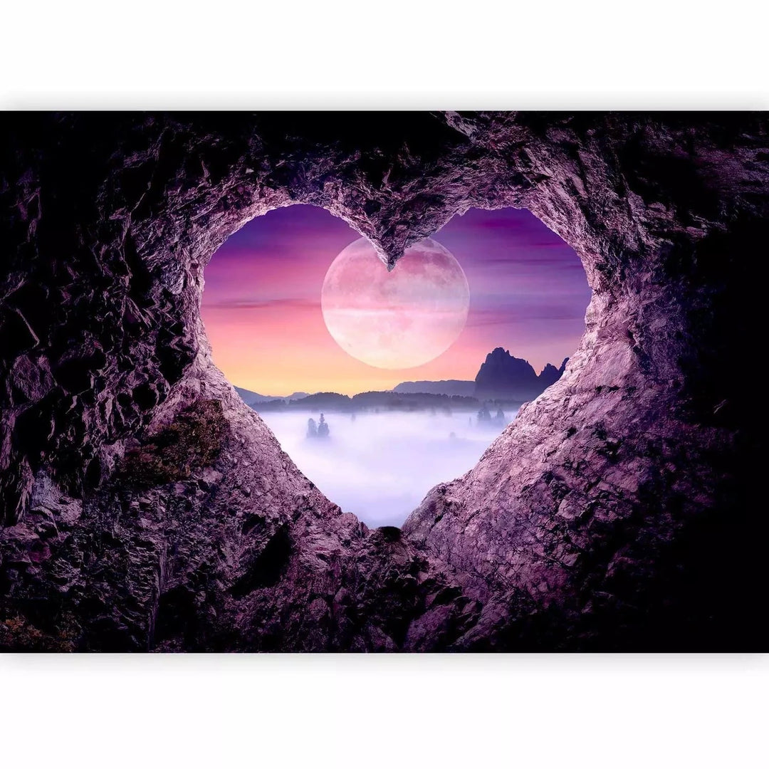 Fototapetes ar romantisku tematiku - Violeta ala, violetā krāsā G-ART