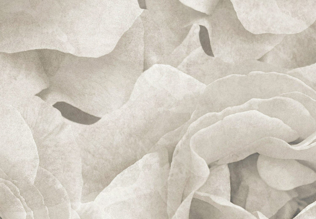 Fototapetes ar rozēm gaiši pelēkā krāsā - Dabas skaistums - 143819 G-ART