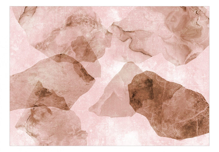 Fototapetes ar terrazzo rakstu (rozā krāsā) - 142344 G-ART