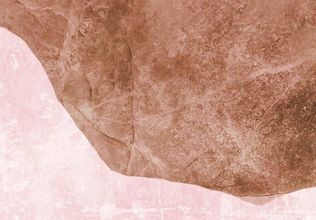 Fototapetes ar terrazzo rakstu (rozā krāsā) - 142344 G-ART