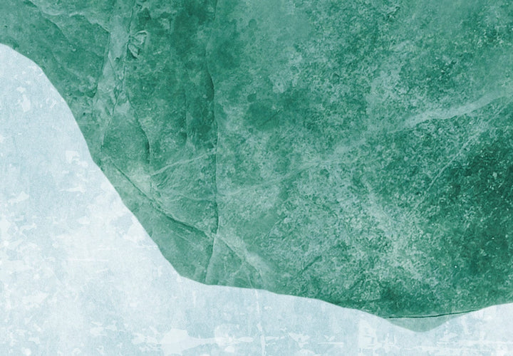 Fototapetes ar terrazzo rakstu (zaļā krāsā) - 142345 G-ART