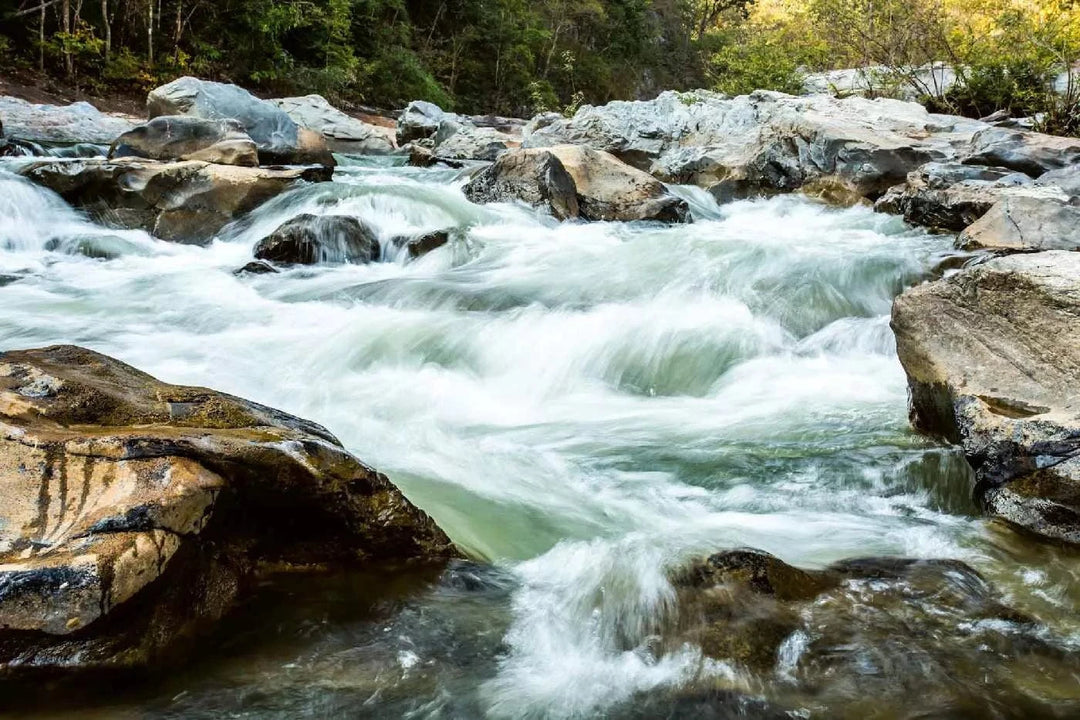 Fototapetes ar ūdenskritumu - Chaing mai ūdenskritums, zaļa, taupe krāsa D-ART
