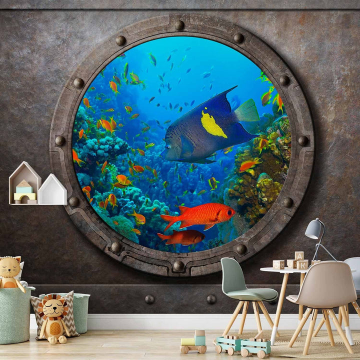 Fototapetes ar zemūdens dzīvi - Zemūdenes iluminators - 60002  G-ART