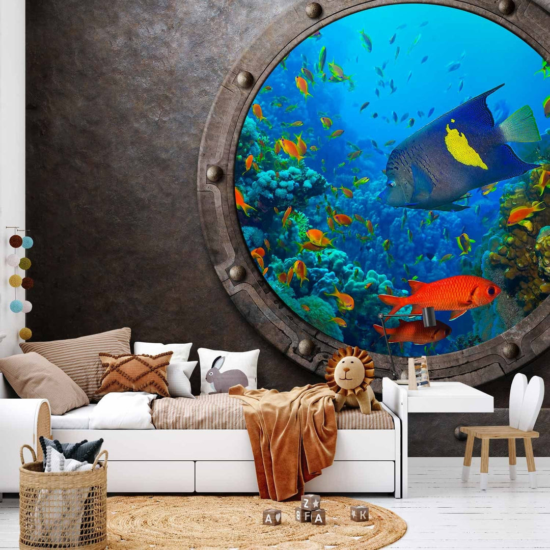 Fototapetes ar zemūdens dzīvi - Zemūdenes iluminators - 60002  G-ART