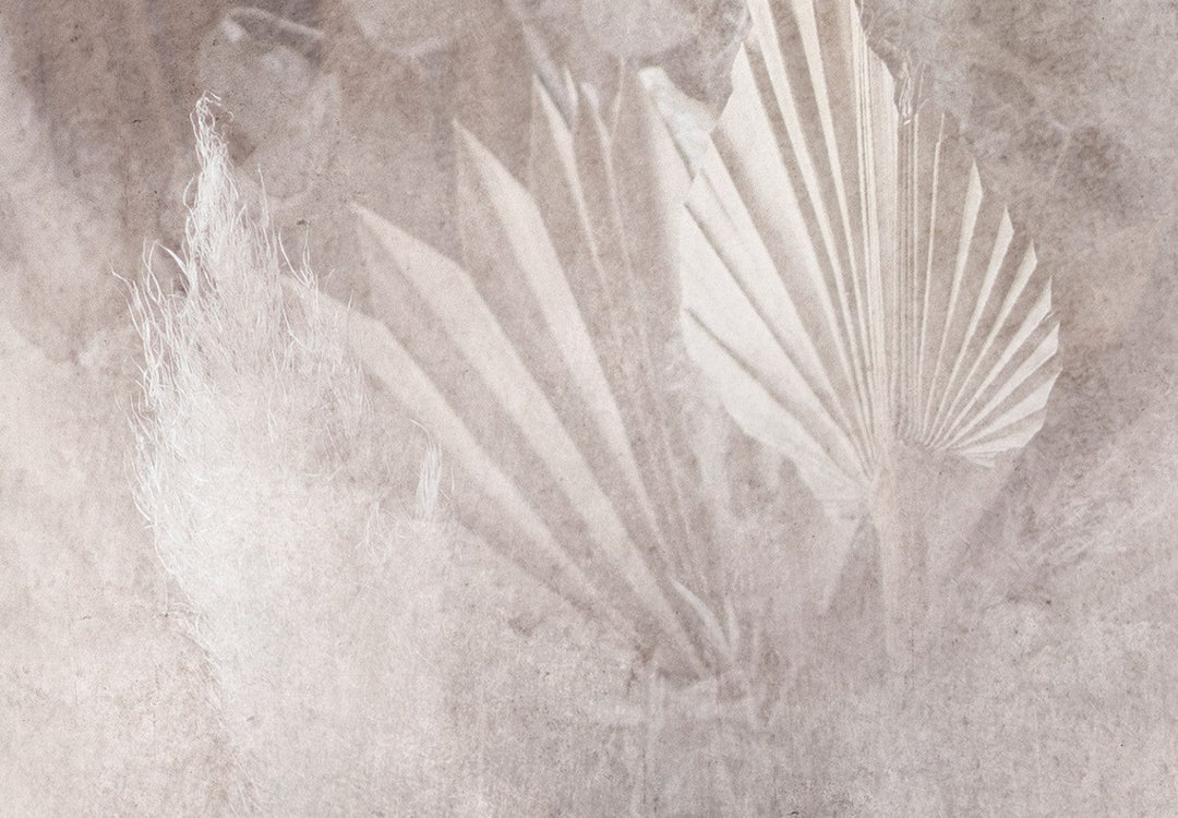 Fototapetes ar ziediem rozā un pelēkā - Dārza mirdzums - 134565 G-ART