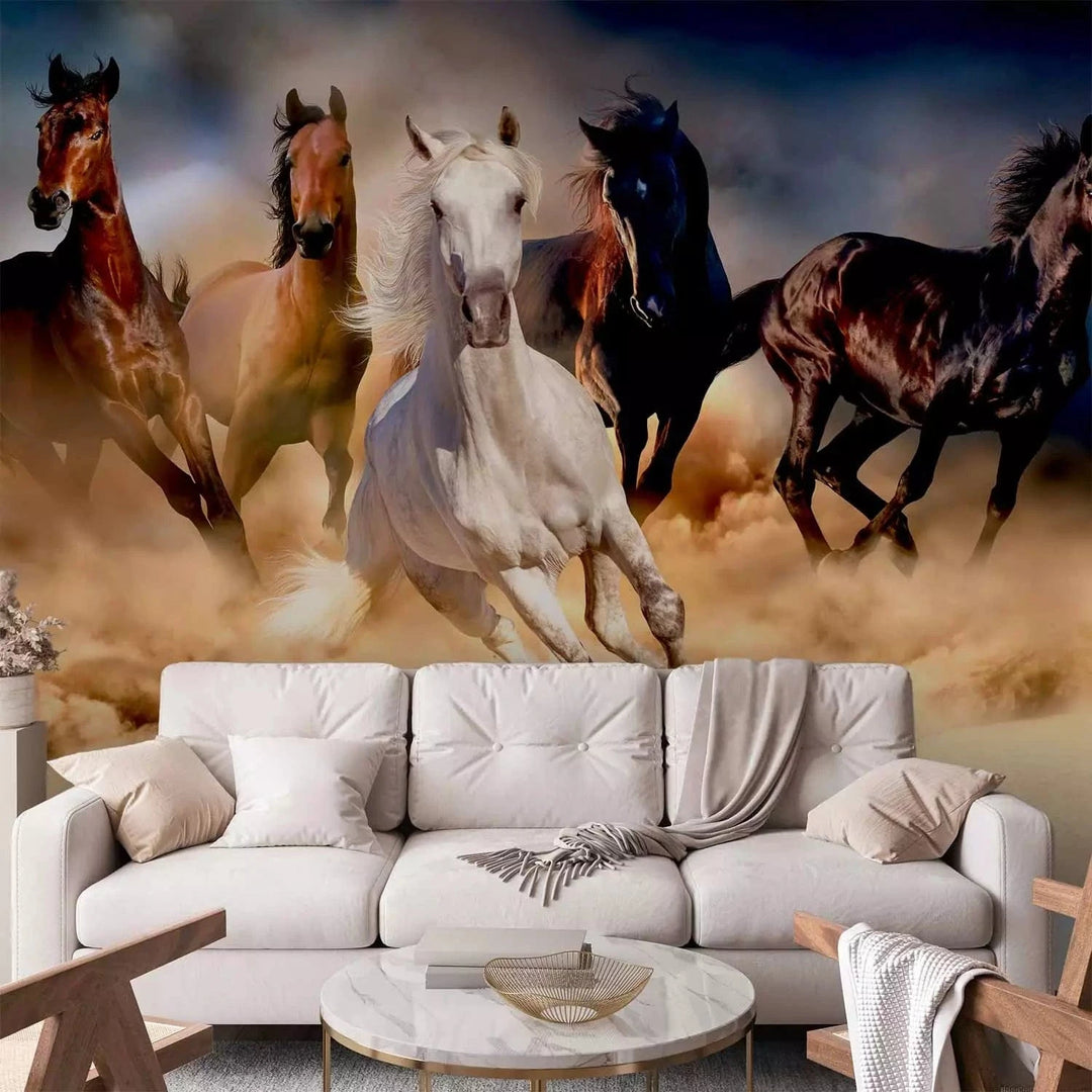 Fototapetes ar zirgiem - Zirga spēks, premium kvalitāte G-ART