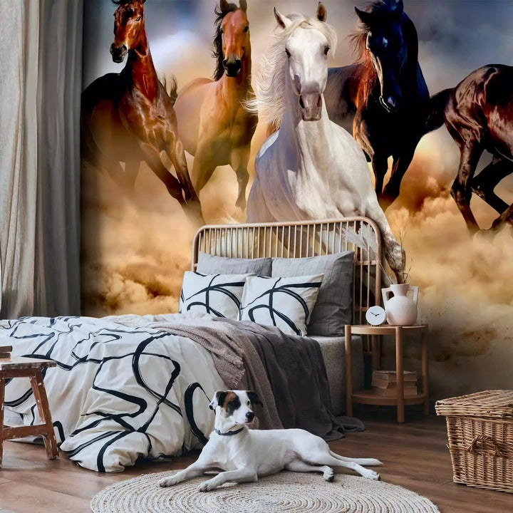 Fototapetes ar zirgiem - Zirga spēks, premium kvalitāte G-ART