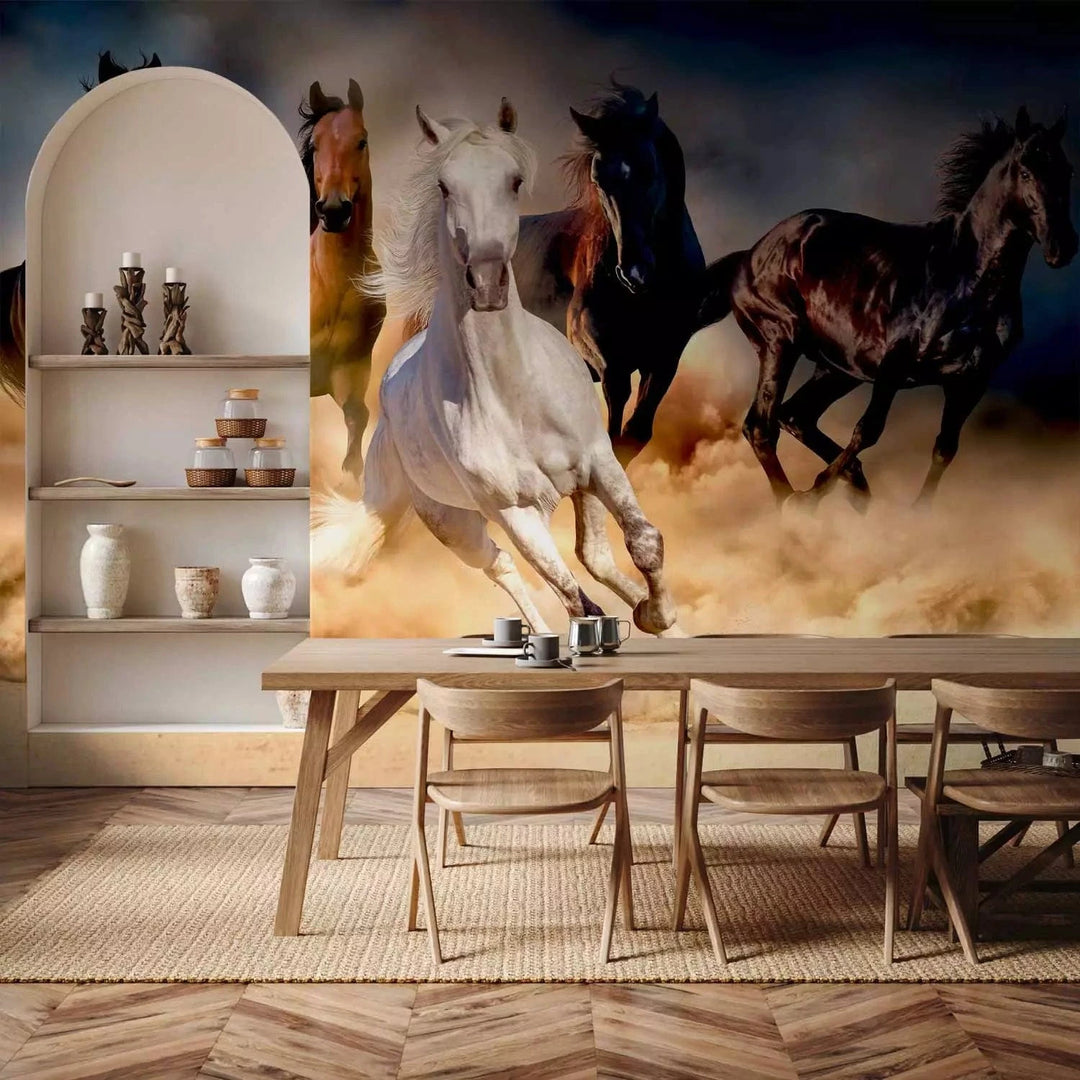 Fototapetes ar zirgiem - Zirga spēks, premium kvalitāte G-ART