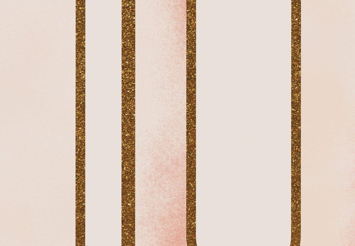 Fototapetes Art Deco stilā, krēmkrāsā ar zelta elementiem - 138743 G-ART