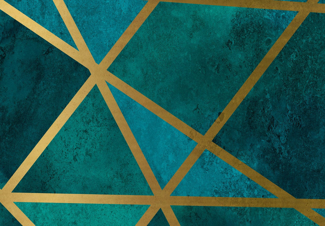 Fototapetes Art Deco stilā, Nefrīta ģeometrija - 136017 G-ART