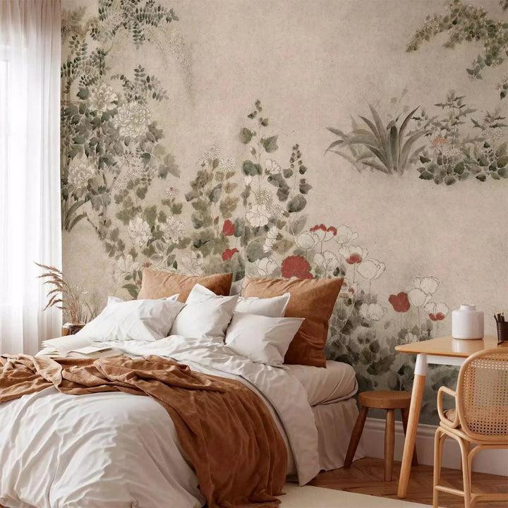 Fototapetes austrumu stilā - Ike no Taiga, Tikšanās Orhideju paviljonā G-ART