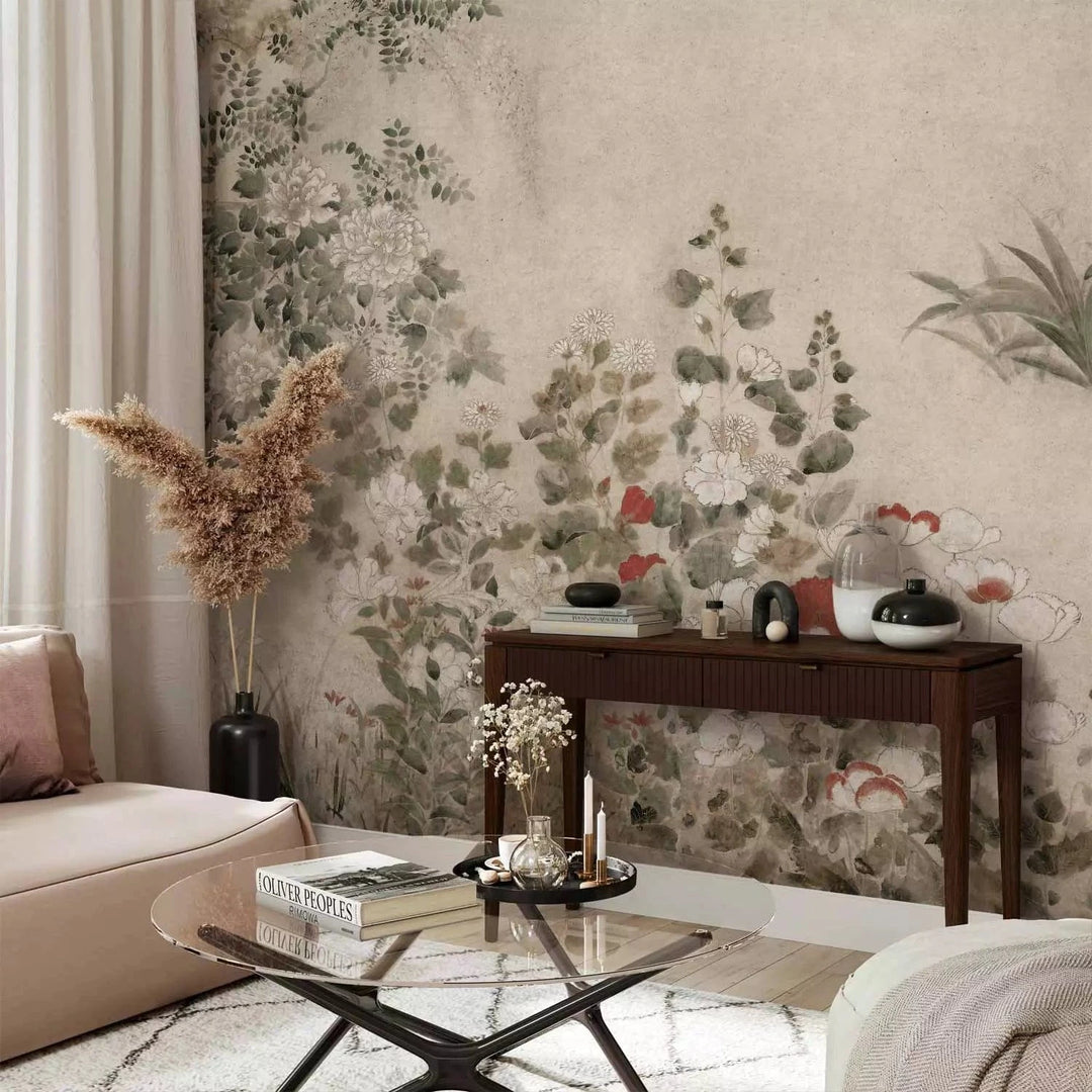 Fototapetes austrumu stilā - Ike no Taiga, Tikšanās Orhideju paviljonā G-ART