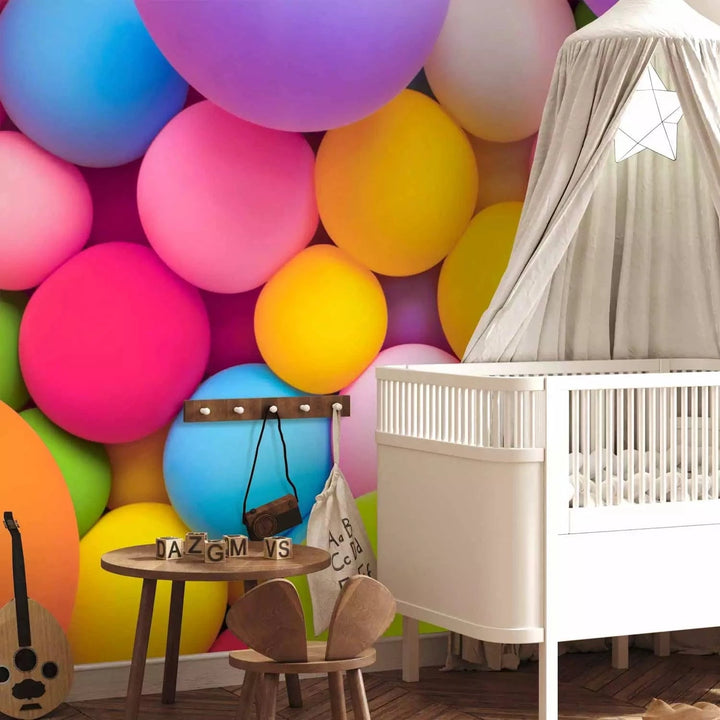 Fototapetes bērnuistabai - Krāsains bumbiņas - 88504 G-ART