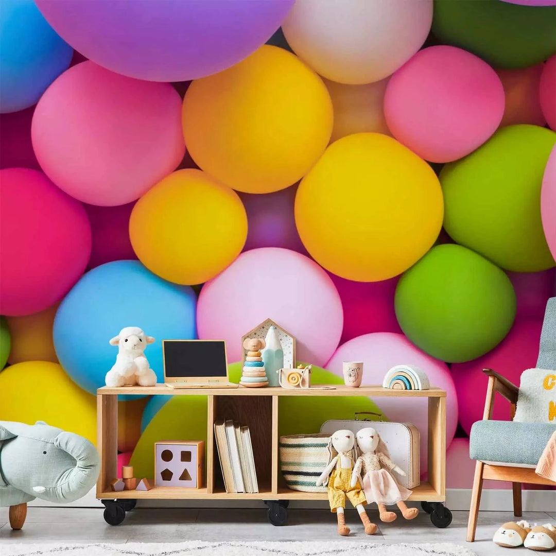 Fototapetes bērnuistabai - Krāsains bumbiņas - 88504 G-ART