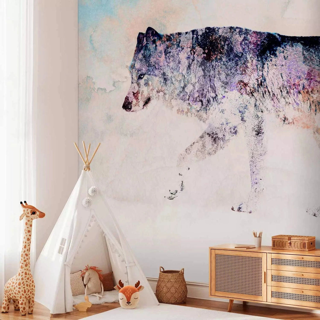 Fototapetes bērnistabai - Vientuļais Vilks - uz pasūtījumu G-ART
