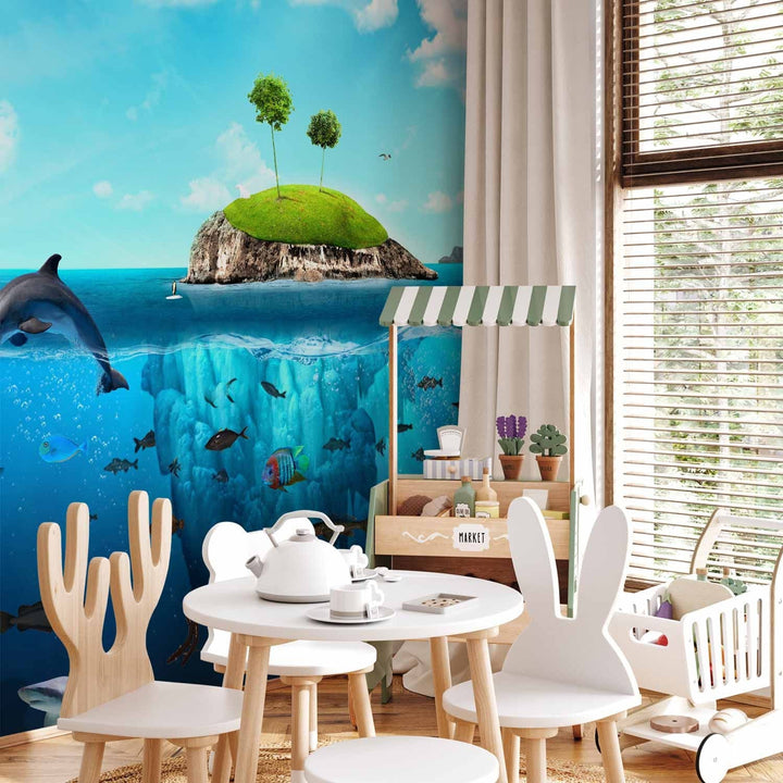 Fototapetes ar zemūdens dzīvi - Ūdens zeme - 59769 G-ART