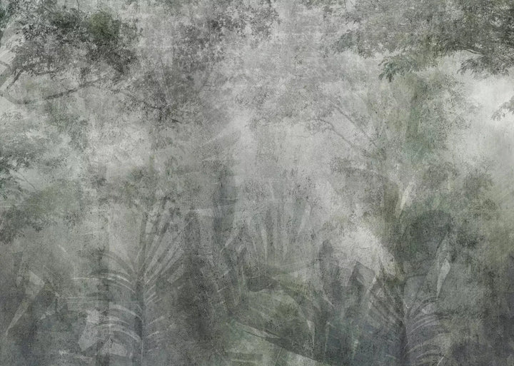 Fototapetes - Daba tumšos zaļos toņos - uz pasūtījumu G-ART