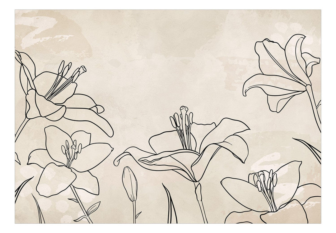 Fototapetes sievieti un ziediem - Daba prātā, 142775 G-ART