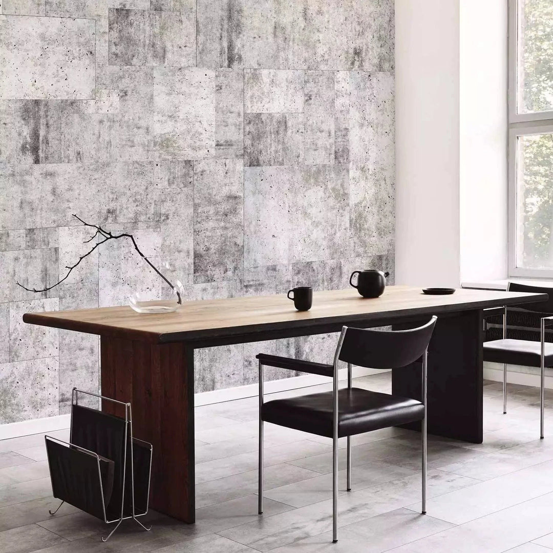 Fototapetes ar betona imitāciju pelēkos toņos G-ART