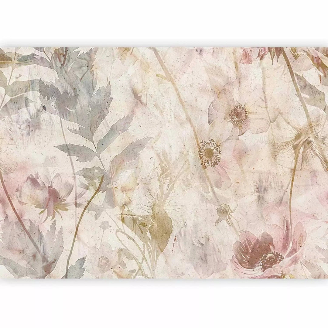 Fototapetes - Rīts mežā – miglains mežs pasteļtoņos - viesistabai G-ART