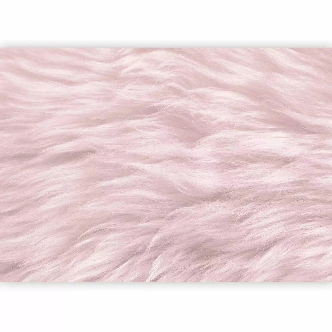 Pūkains mākslīgais tekstils, gaiši rozā tonos #EBD2D5 G-ART