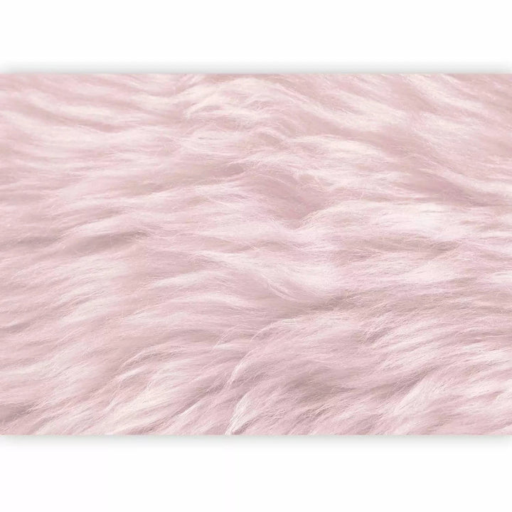 Pūkains mākslīgais tekstils, gaiši rozā tonos #EBD2D5 G-ART