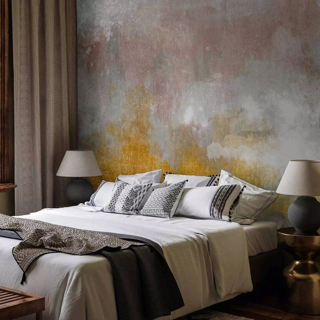 Fototapetes - eklektiska abstrakta kompozīcija boho stilā - interjerā G-ART