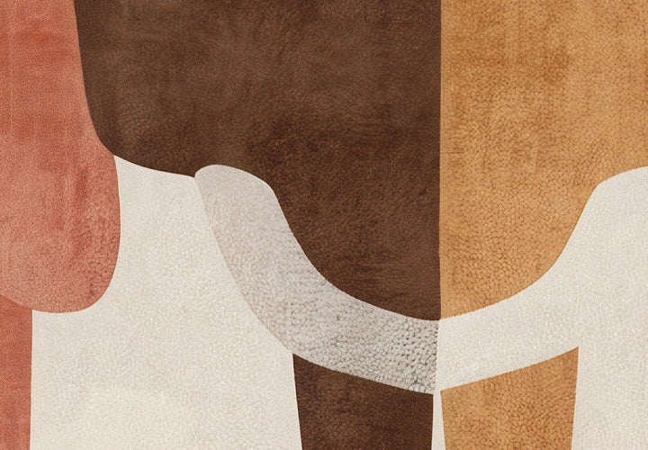 Fototapetes ar ziloņiem - kompozīcija terakotas krāsās, 159461 G-ART