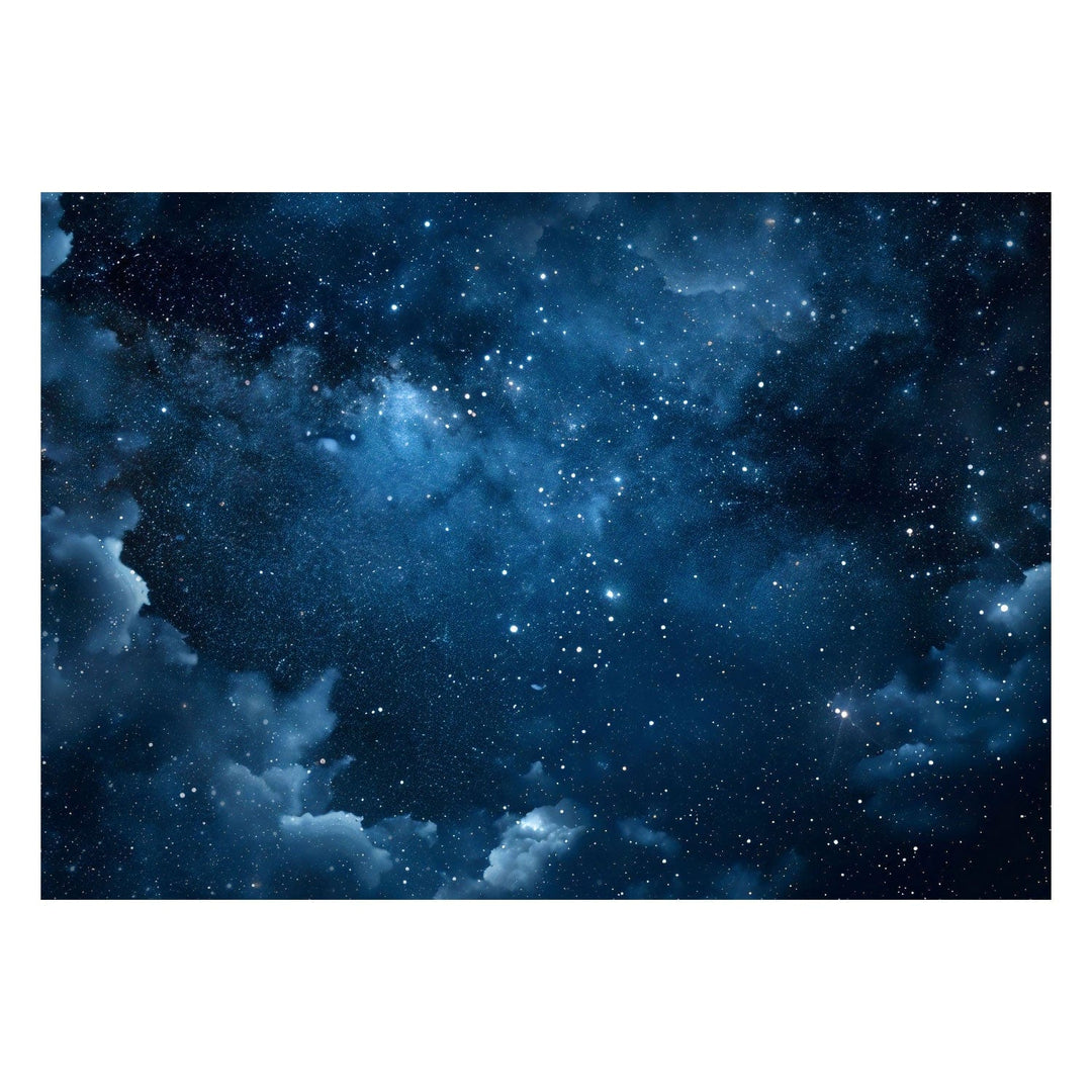 Fototapetes griestiem - Zvaigžņotās debesis tumši zilās krāsās G-ART