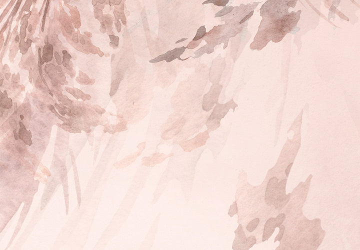 Fototapetes guļamistabai ar dabisku rakstu rozā krāsā - 143841 G-ART