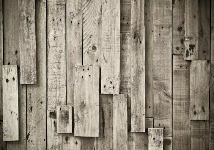 Fototapetes - koka dēļi dabīgos toņos - Koka šarms - bēšos toņos G-ART