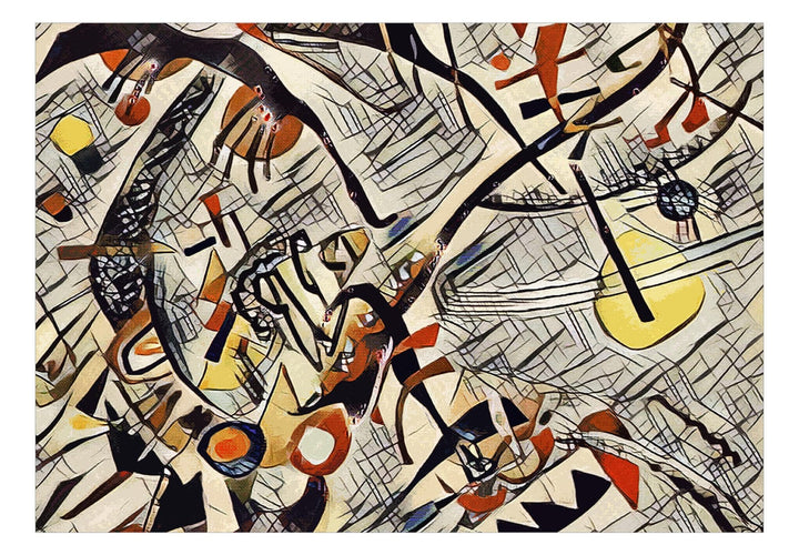 Fototapetes mūzikas istabām - Kompozīcija Vasilija Kandinska stilā G-ART