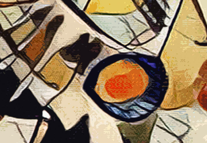 Fototapetes mūzikas istabām - Kompozīcija Vasilija Kandinska stilā G-ART