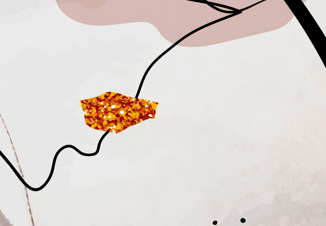 Fototapetes - Lineāra kompozīcija uz pieklusināta abstrakta fona - 151906 G-ART