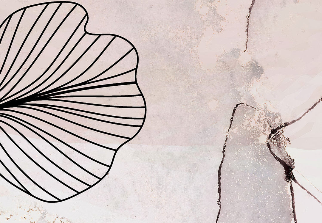 Fototapetes - Lineāra kompozīcija uz pieklusināta abstrakta fona - 151906 G-ART