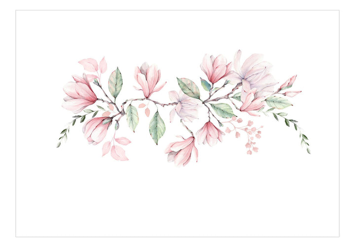 Fototapetes viesistabai - Magnolijas ziedēšana, rozā toņos, 143171 G-ART