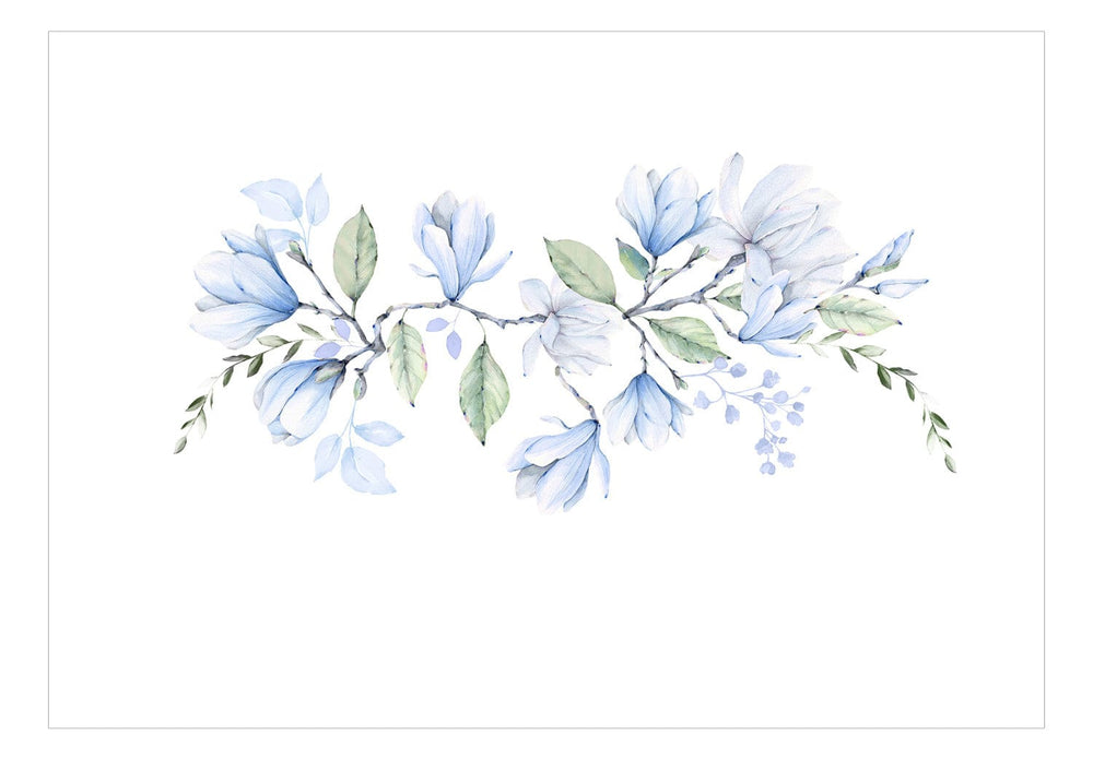 Fototapetes - Magnolijas ziedēšana, zilos toņos - 143172 G-ART